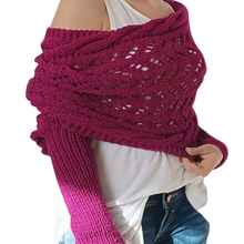 Cargar imagen en el visor de la galería, Jersey de punto calentito -Rosa - Ozerty