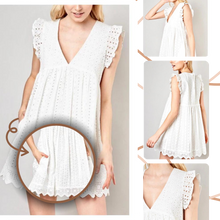 Cargar imagen en el visor de la galería, Elegante vestido de bordado inglés
- Ozerty