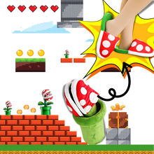 Cargar imagen en el visor de la galería, Zapatillas con forma de planta carnívora de Mario Bros
- Ozerty