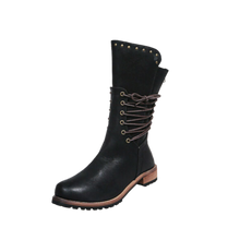 Cargar imagen en el visor de la galería, Botines vintage de cuero PU
-Negro/EU35/US4.5/UK2Negro/EU36/US5/UK3Negro/EU37/US6/UK4Negro/EU38/US6.5/UK5Negro/EU39/US7.5/UK6Negro/EU40/US8/UK7Negro/EU41/US8.5/UK8Negro/EU42/US9.5/UK9Negro/EU43/US10/UK10 - Ozerty