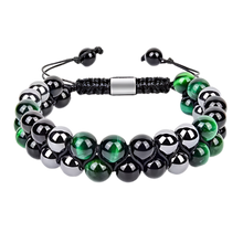 Cargar imagen en el visor de la galería, Pulsera de protección resistente al agua -Sombra de esmeralda - Ozerty