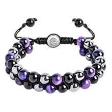 Cargar imagen en el visor de la galería, Pulsera de protección resistente al agua -Lavanda de cuervo - Ozerty