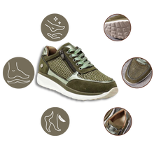 Cargar imagen en el visor de la galería, Zapatillas con cuña y cristales strass
- Ozerty