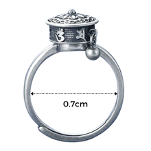 Cargar imagen en el visor de la galería, Anillo de mantra budista giratorio para mujer - Ozerty
