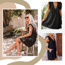 Cargar imagen en el visor de la galería, Elegante vestido de bordado inglés

 - Ozerty
