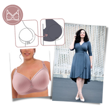 Cargar imagen en el visor de la galería, Sujetador push-up de talla grande sin aros
 - Ozerty
