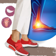 Cargar imagen en el visor de la galería, Zapatillas ortopédicas ultraligeras con tiras de velcro
